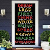 Aperturee - Aperturee Hero Positive Slogan Black History Month Door Cover